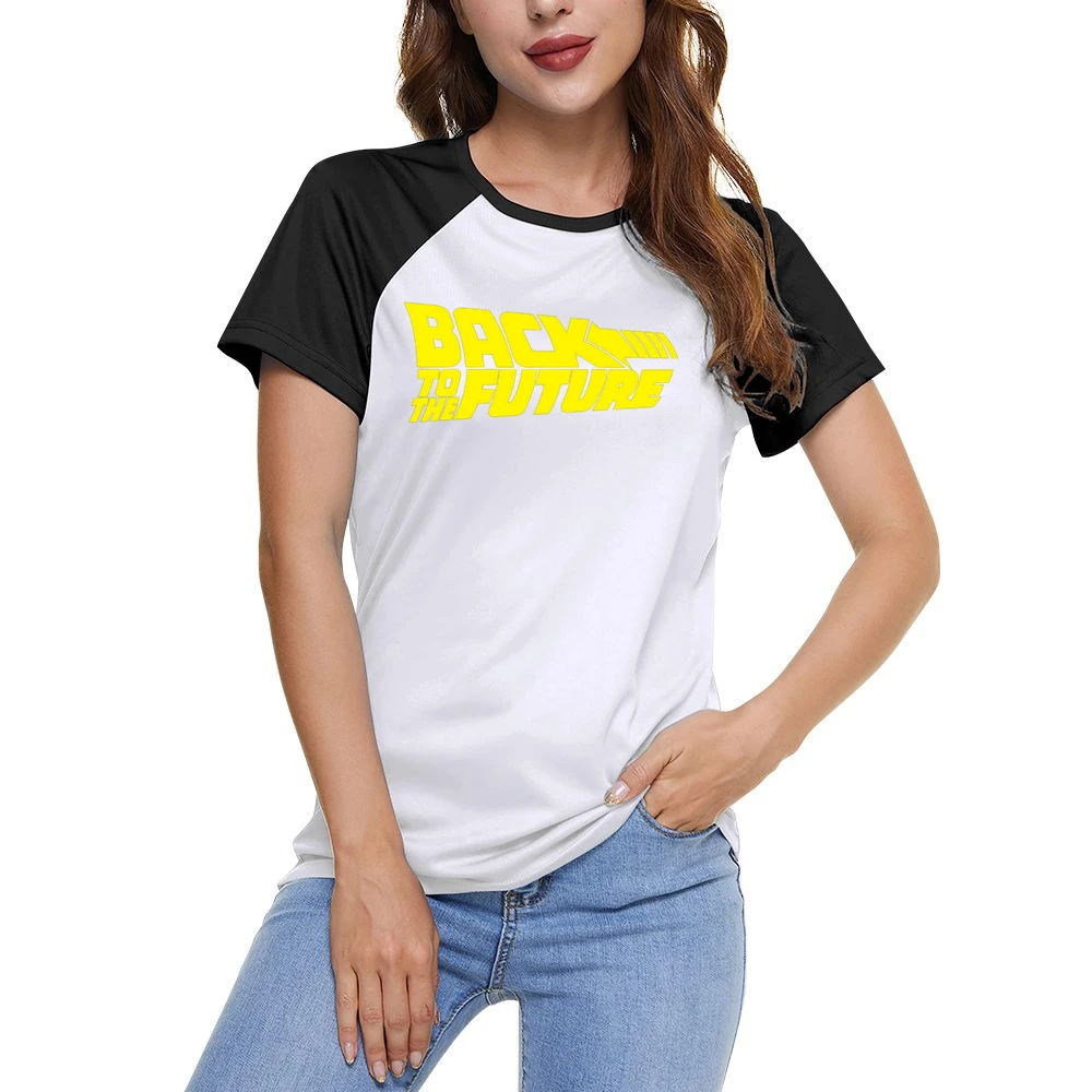 Back To The Future Movie Women Ladies Short Sleeve T-Shirt