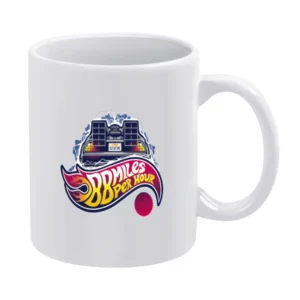 Back to the Future Tshirt White Mug