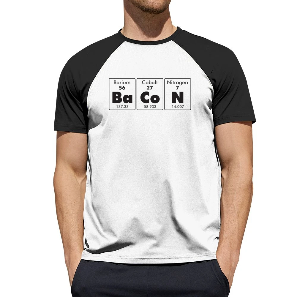Bacon Elements Funny Periodic Table Geek Nerd Food Men Short Sleeve T-Shirt