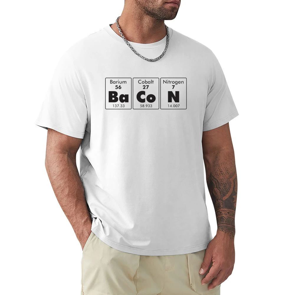 Bacon Elements Funny Periodic Table Geek Nerd Food Premium Men T-shirt