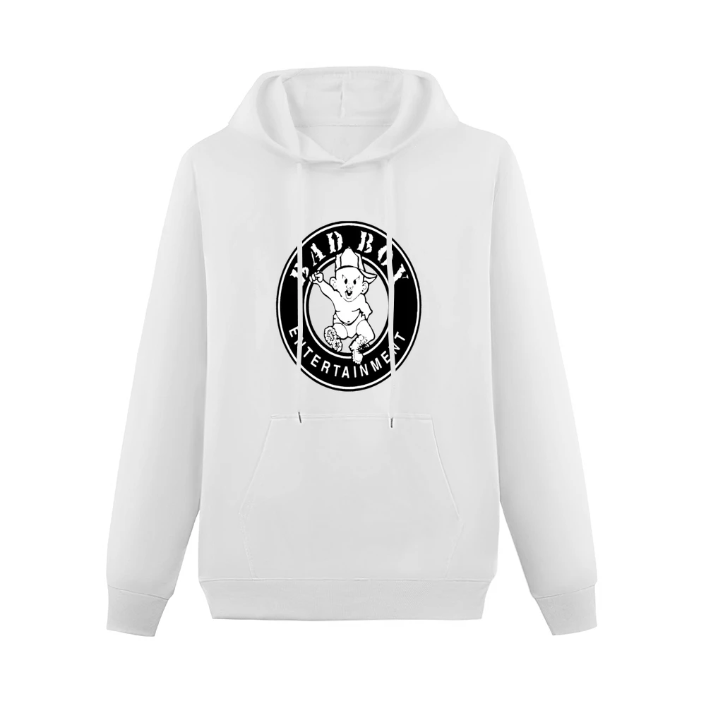 Bad Boy Records Hip Hop Tshirt Men Hoodie With Pocket