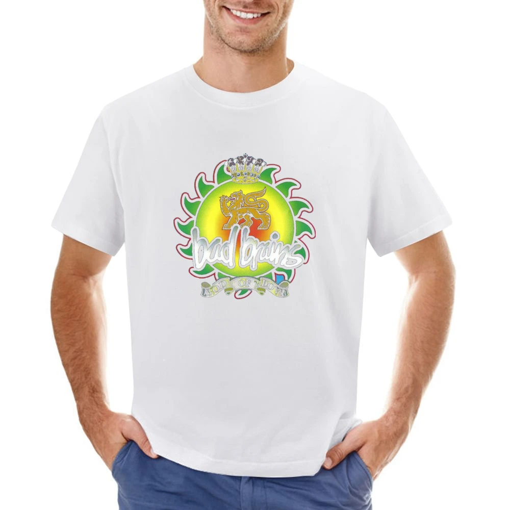Bad Brains rock band God Of Love Asian Size Men T-Shirt