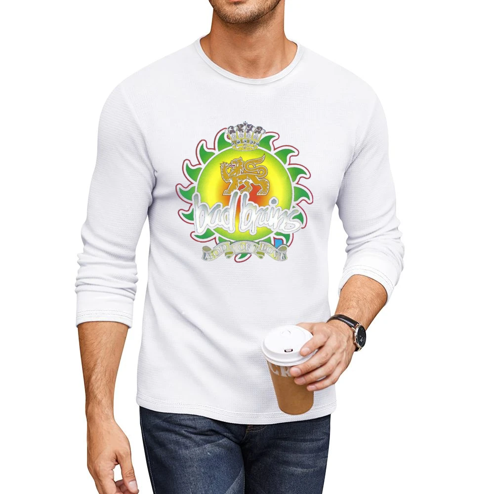 Bad Brains rock band God Of Love Men CrewNeck Long Sleeve T-Shirt