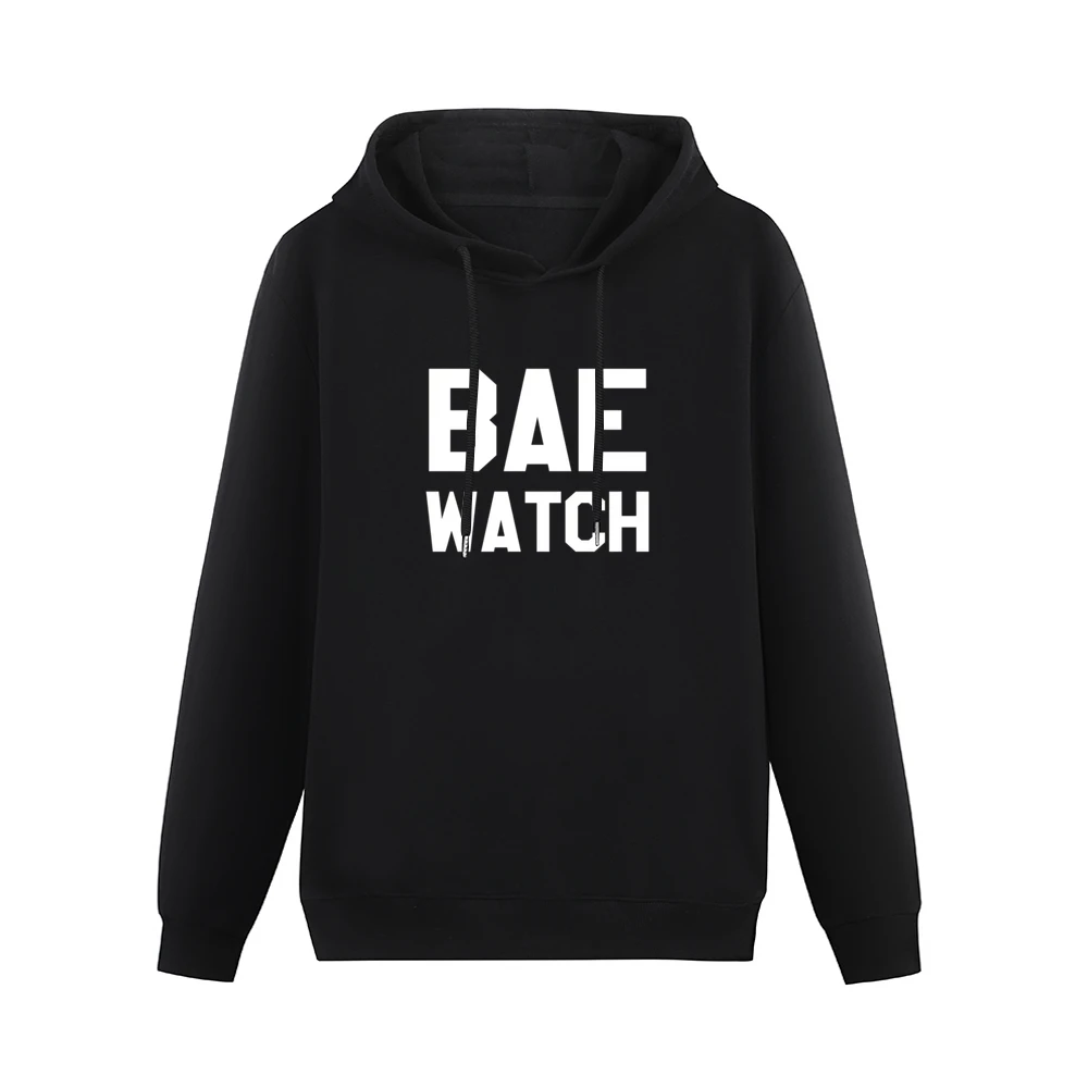 Bae Watch Funny Bay Watch Parody Graphic Tee Shirt Men Hoodie Without Pocket