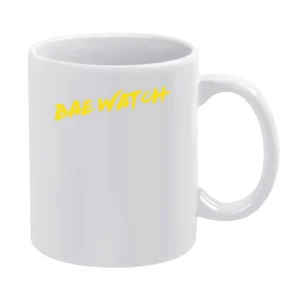 Bae Watch Funny Baywatch Parody Popular TV Show White Mug