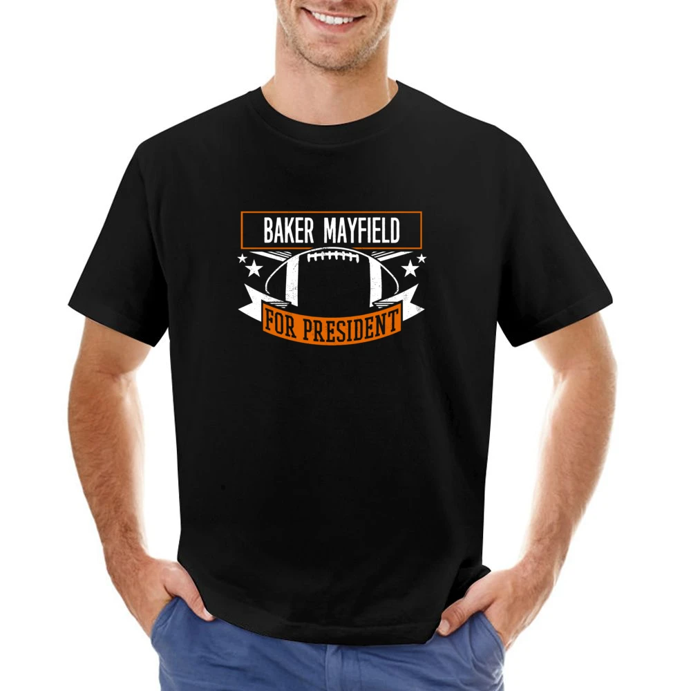 Baker Mayfield For President Cleveland Football Fan Funny Asian Size Men T-Shirt