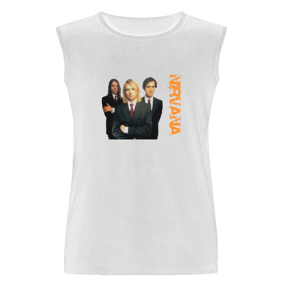 Band nirvana kurt cobain krist novoselic dave grohl Men Sleeveless T-Shirt