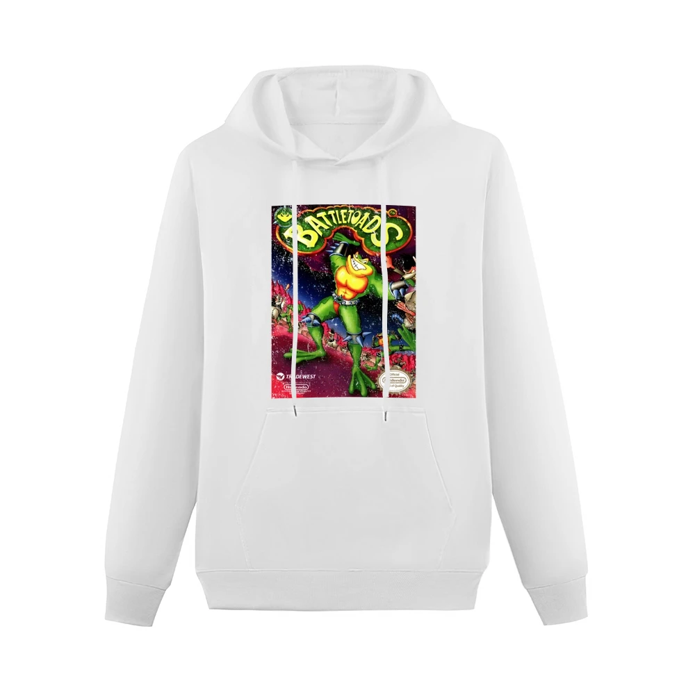 Battletoads Nes Nintendo Old School Retro Video Game Fan Distressed T Men Hoodie With Pocket