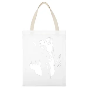 Bauhaus Rock Band White Canvas Tote Shopping Bag