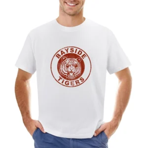 Bayside Tigers Saved By The Bell Fun Cool Kelly Kapowski Graphic Tv Sh Asian Size Men T-Shirt