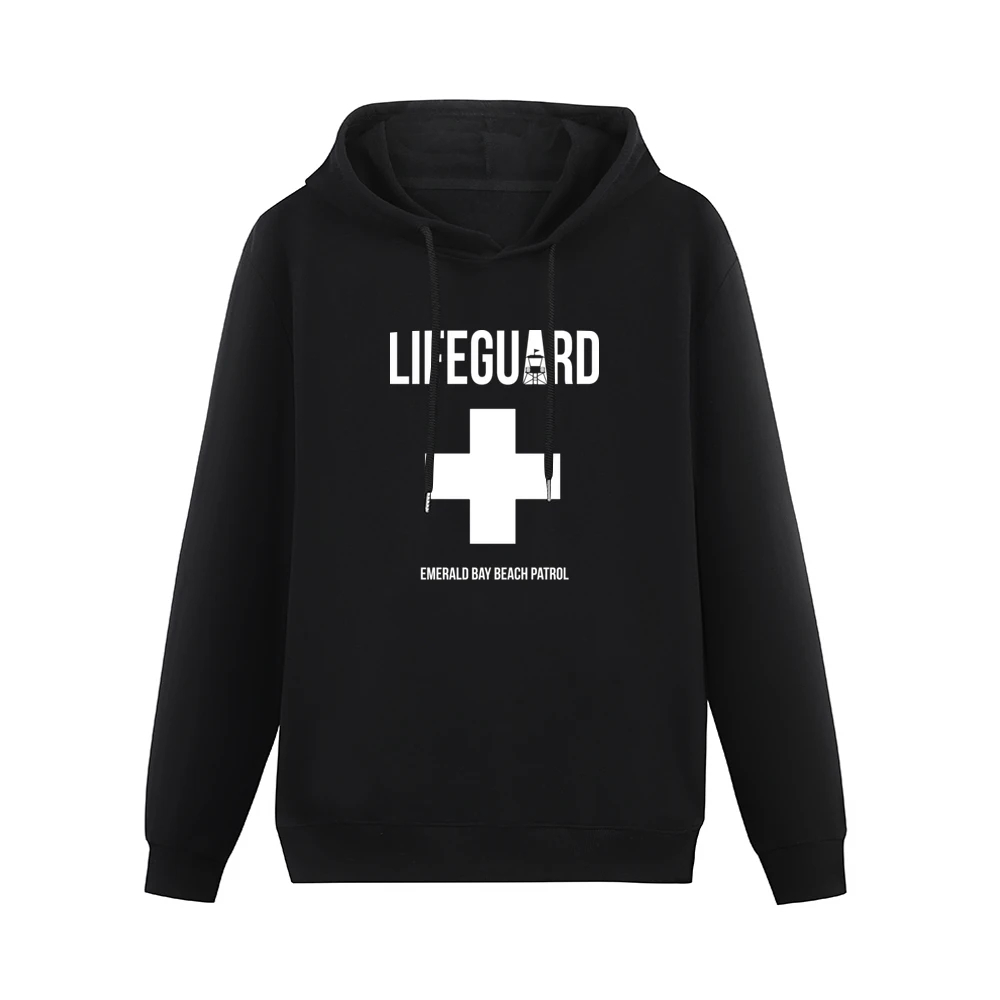 Baywatch Lifeguard Emerald Bay Beach Patrol 2017 New Movie Dwayne John Men Hoodie Without Pocket
