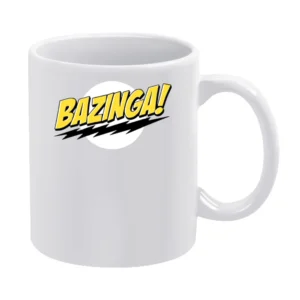 Bazinga Big Bang Theory TV White Mug