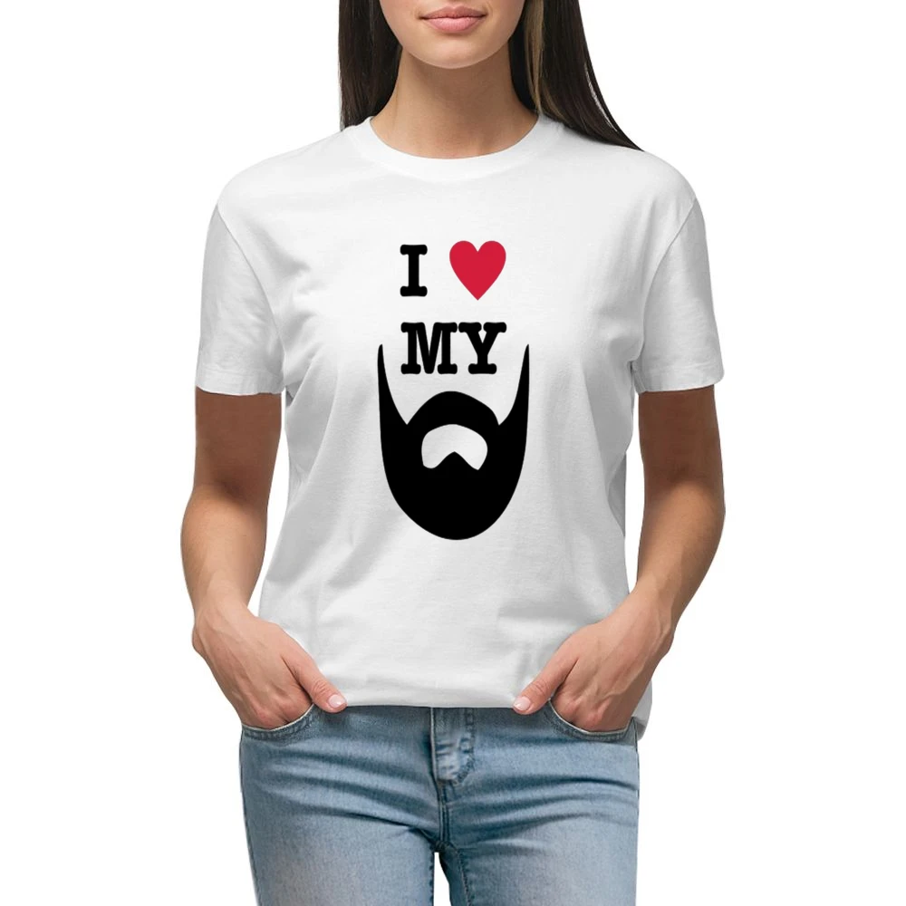 Beard Love Tshirt Premium Women Ladies T-shirt