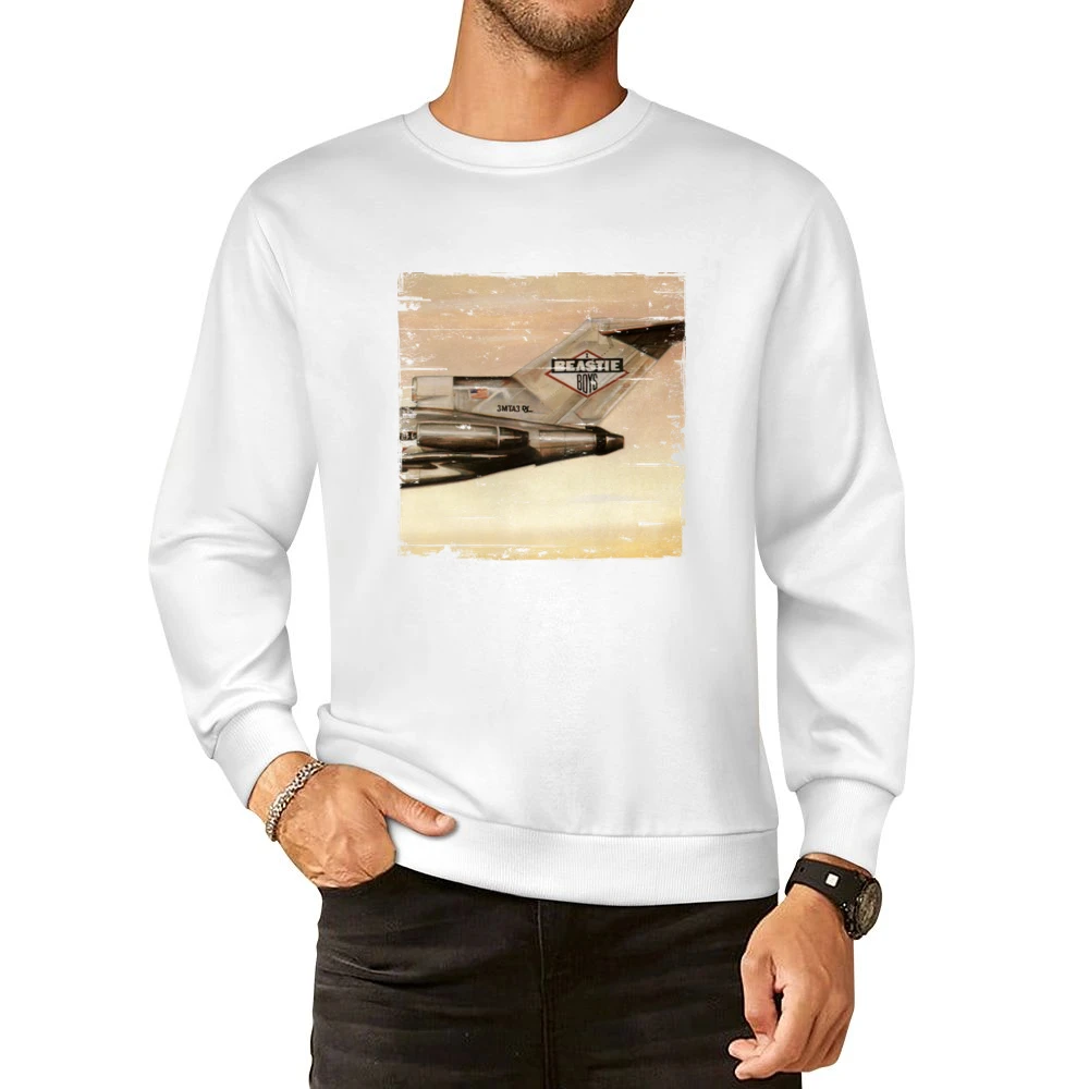 Beastie Boys Licensed To Ill Album Cover Distressed Image European Size Pullover Sweater