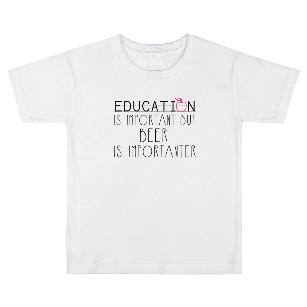 Beer Is Importanter Tshirt (all Styles And Colors Available) Kids Boys Girls T-Shirt