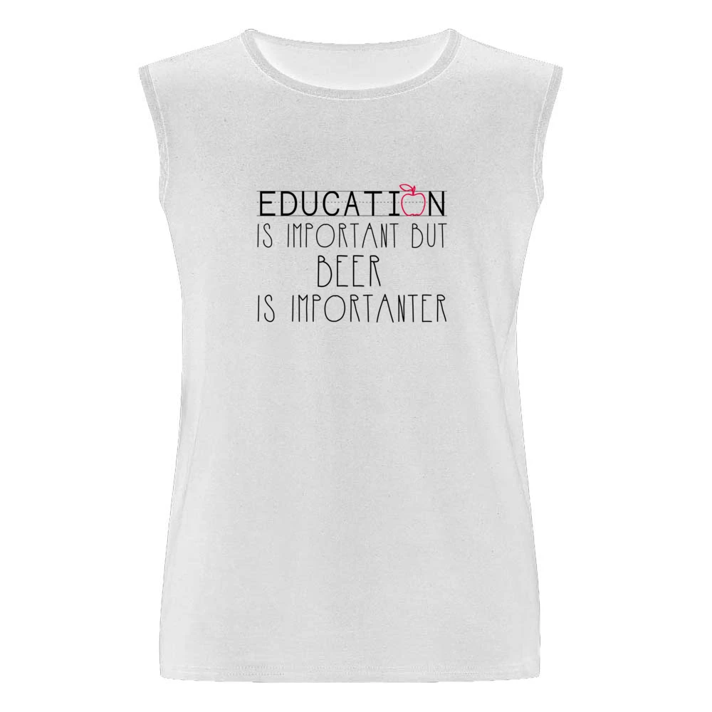Beer Is Importanter Tshirt (all Styles And Colors Available) Men Sleeveless T-Shirt