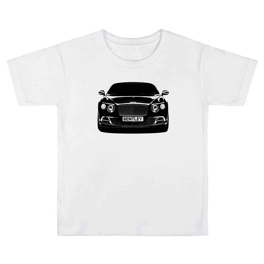 Bentley Continental GT Front Grill View Graphic Car Enthusiast Kids Boys Girls T-Shirt