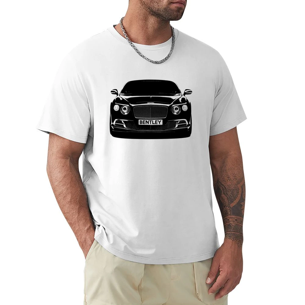 Bentley Continental GT Front Grill View Graphic Car Enthusiast Premium Men T-shirt