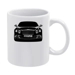 Bentley Continental GT Front Grill View Graphic Car Enthusiast White Mug