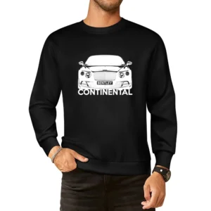 Bentley Continental GT Front Grill View Graphic Car Lover European Size Pullover Sweater