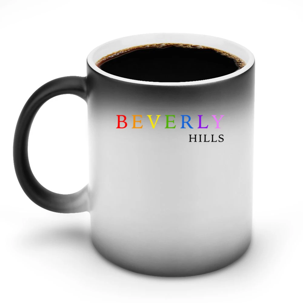 Beverly Hills Kylie Jenner Graphic White California Celebrity Model Ho Discoloration Mug