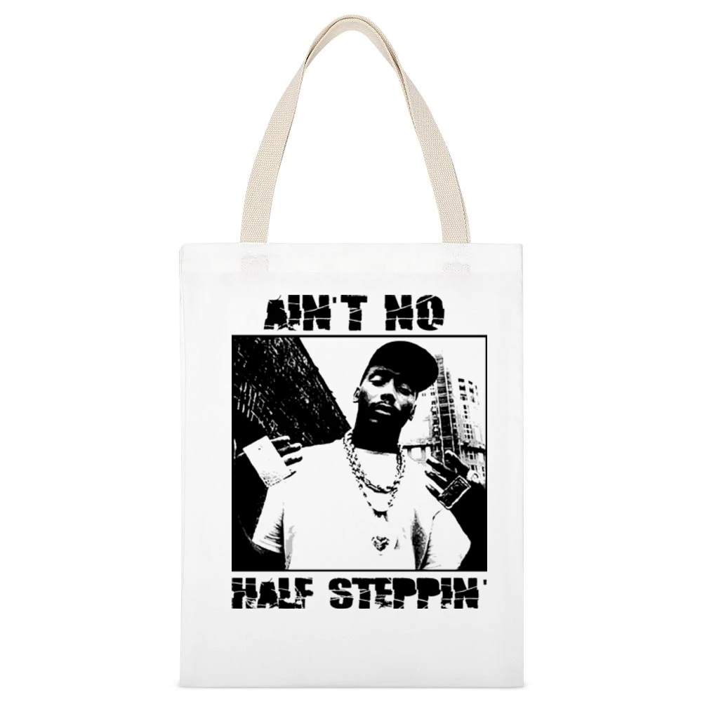 Big Daddy Kane Rap White Canvas Tote Shopping Bag