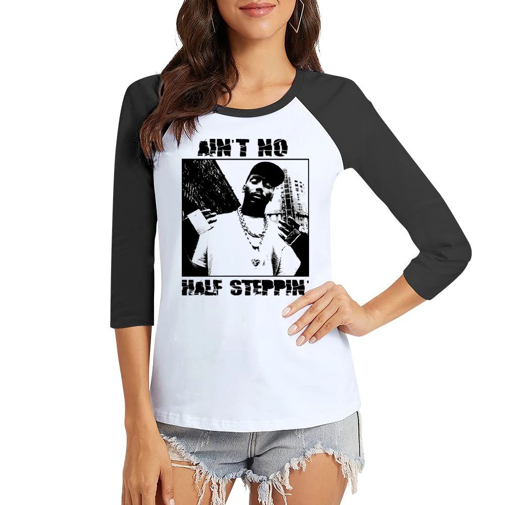 Big Daddy Kane Rap Women Ladies 3-4 Sleeve T-Shirt