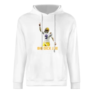 Big Dick Joe Burrow Lsu Louisiana Football Sports Fan European Size Men Hoodie