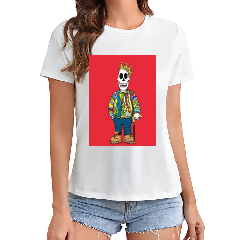 Biggie Juicy Skull Tshirt Asian Size Women Ladies T-shirt