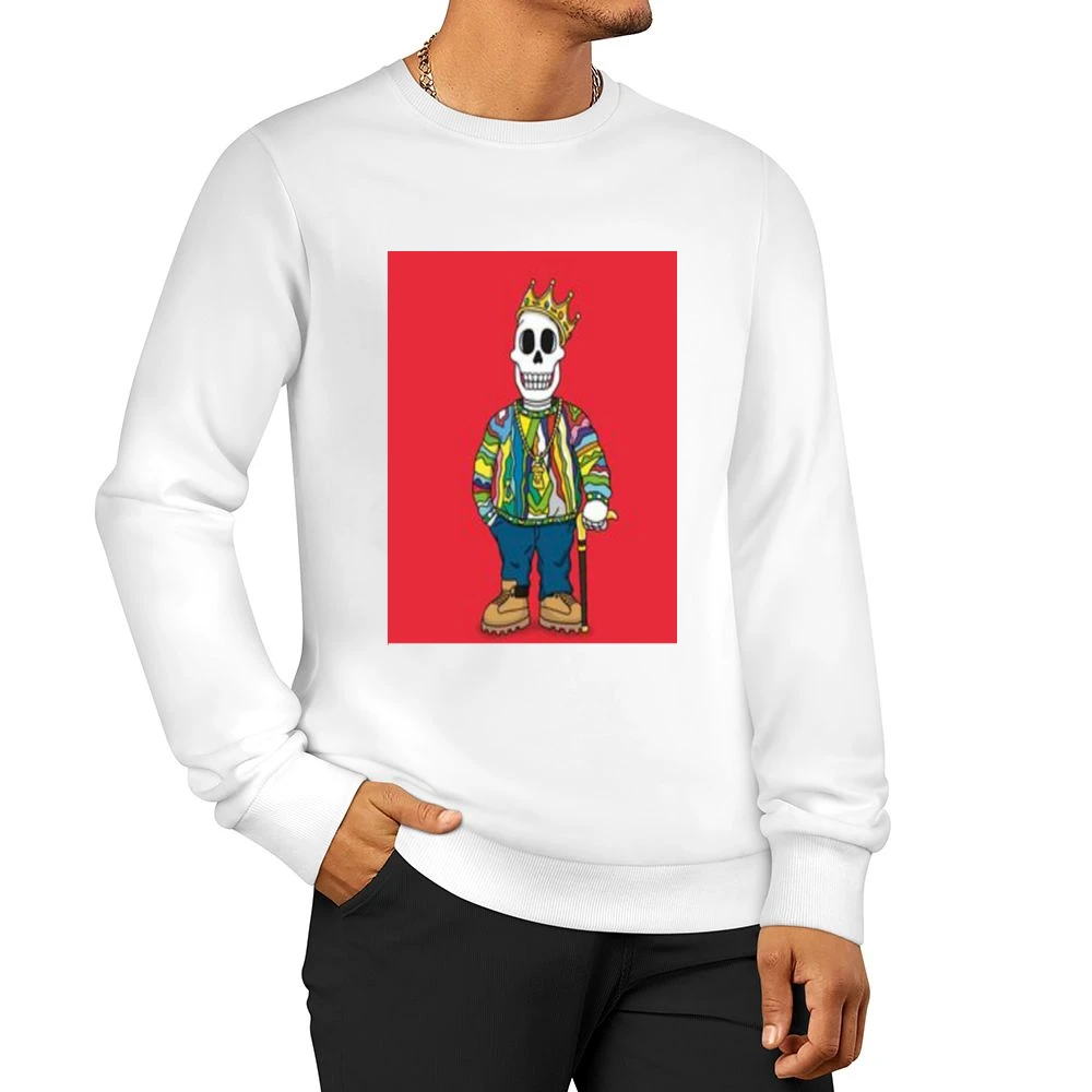 Biggie Juicy Skull Tshirt Men Pullover Sweatshirt