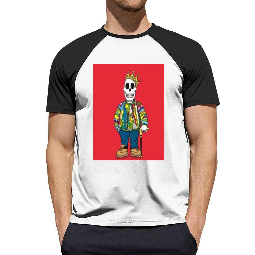 Biggie Juicy Skull Tshirt Men Short Sleeve T-Shirt