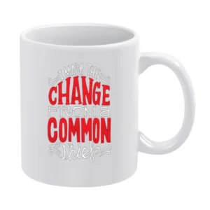 Biggie Made a Change Tshirt White Mug