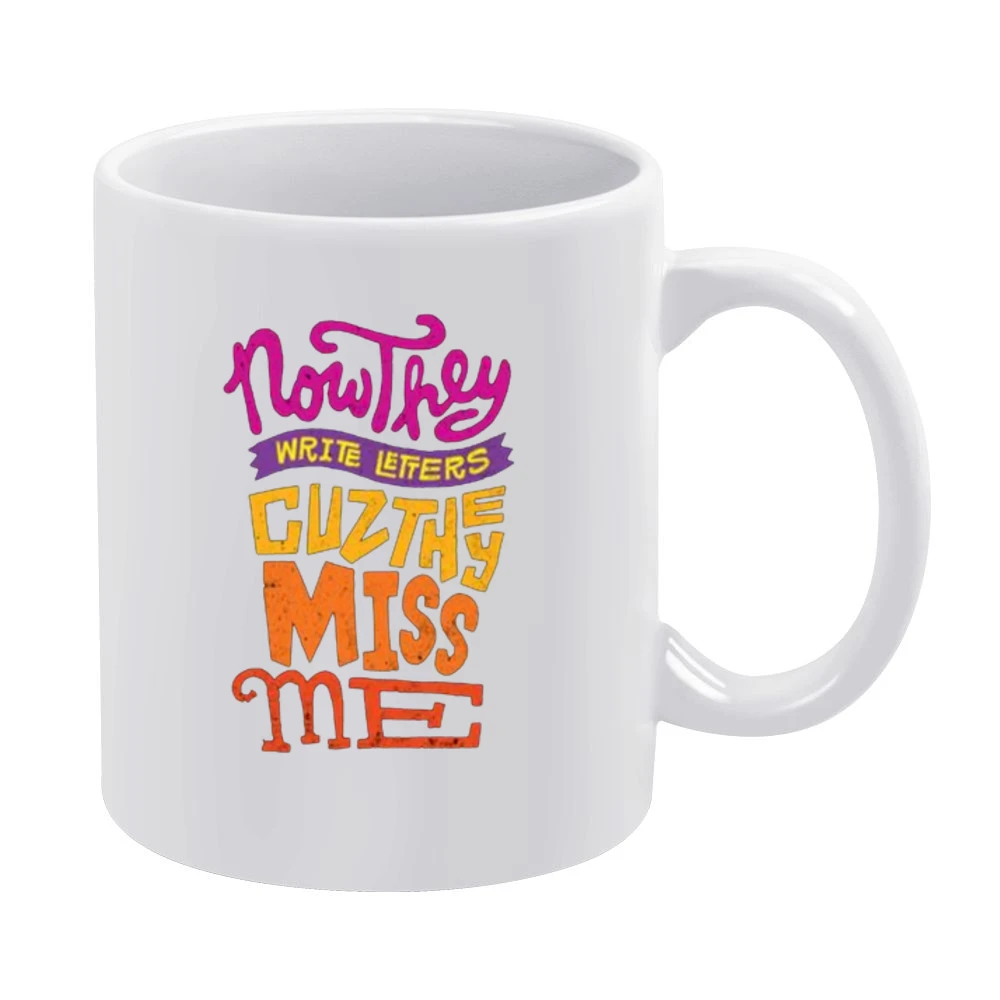 Biggie Now they Write Letters Tshirt White Mug