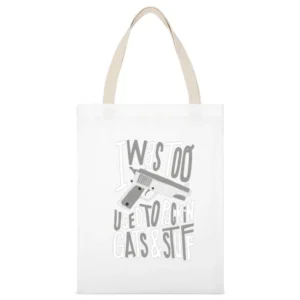 Biggie Packin' Gats Tshirt White Canvas Tote Shopping Bag