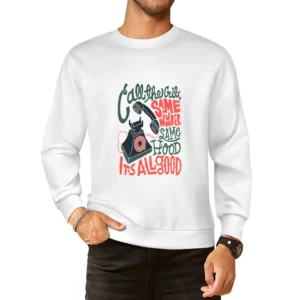 Biggie Smalls Call The Same Number Lyrics European Size Pullover Sweater