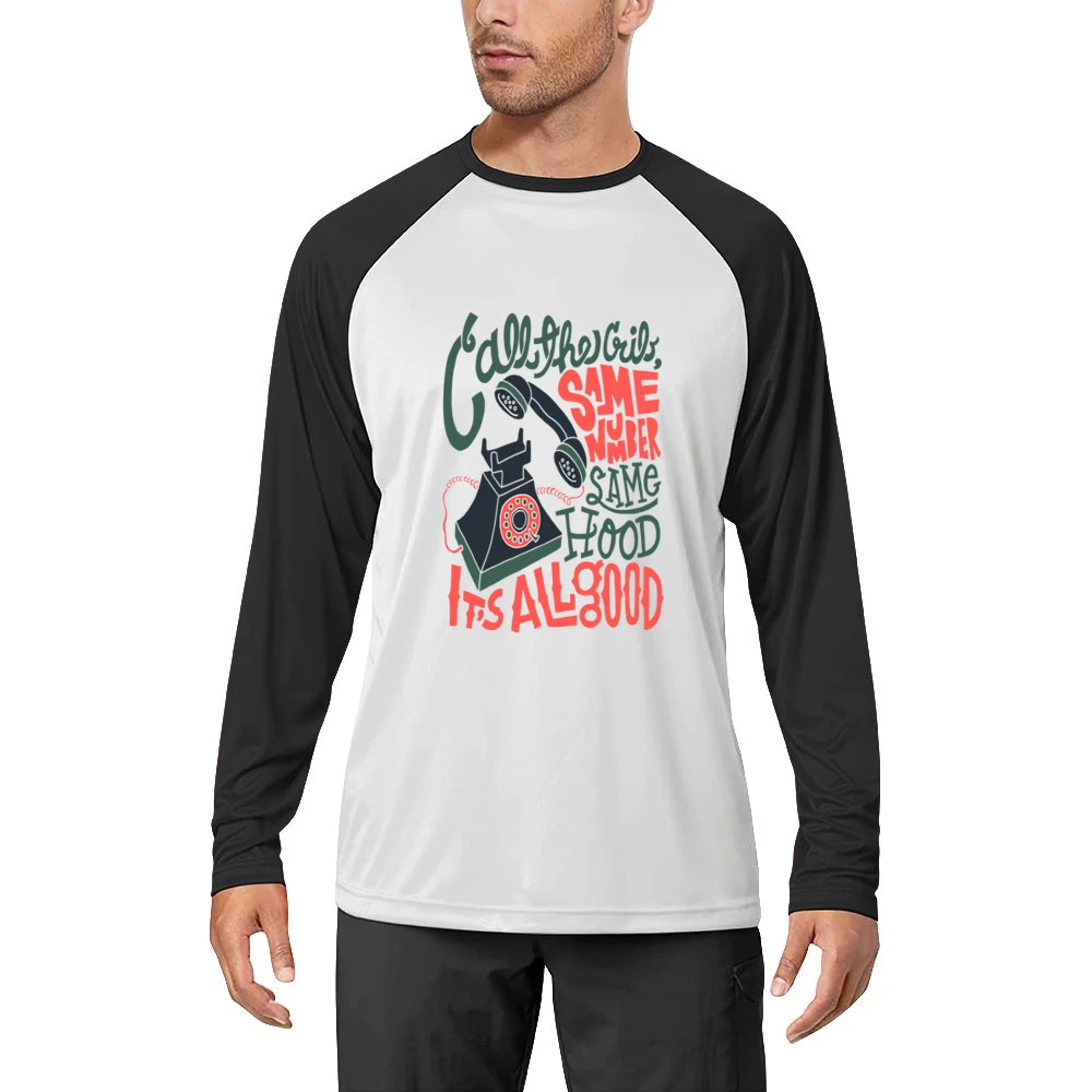 Biggie Smalls Call The Same Number Lyrics Men Long Sleeve T-Shirt