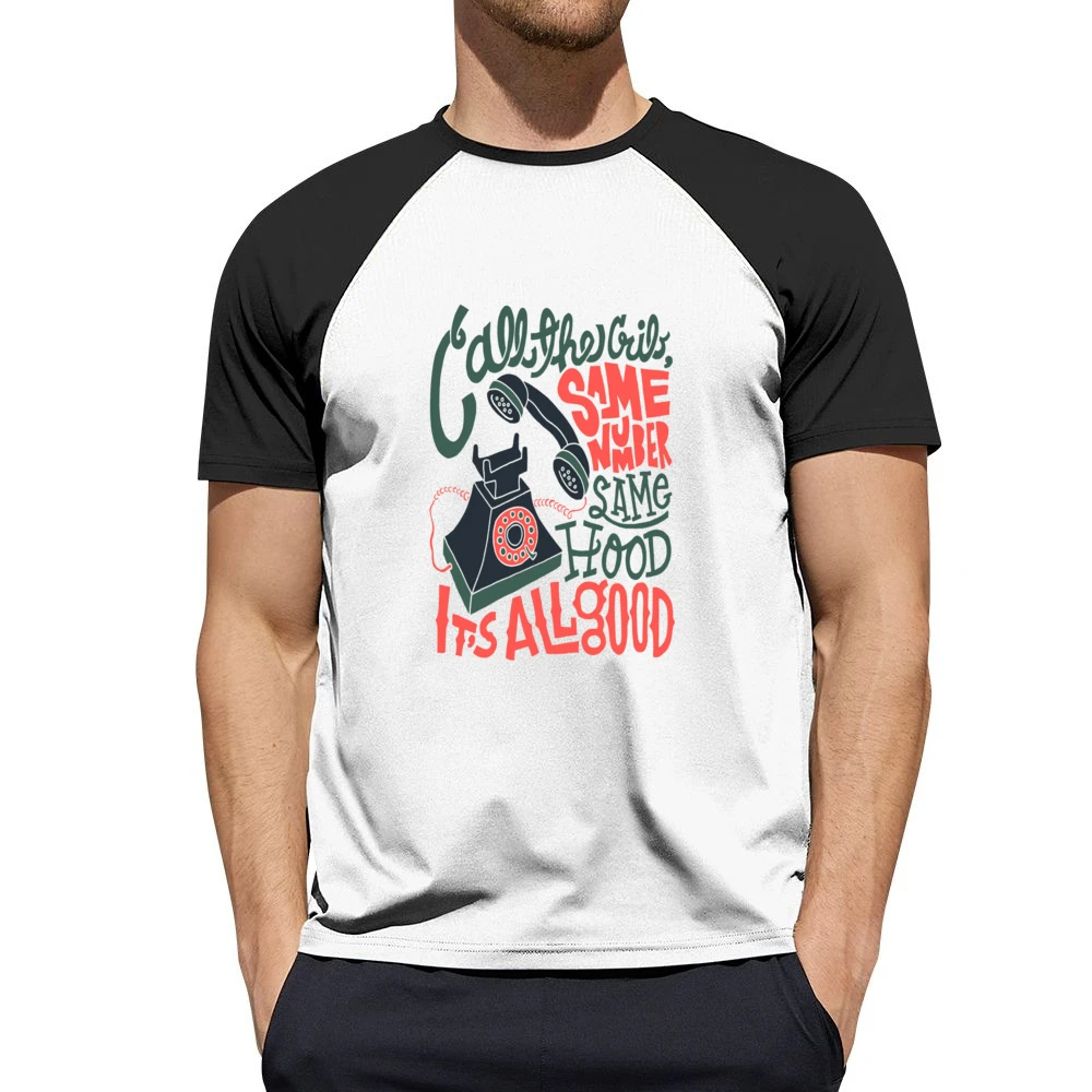 Biggie Smalls Call The Same Number Lyrics Men Short Sleeve T-Shirt