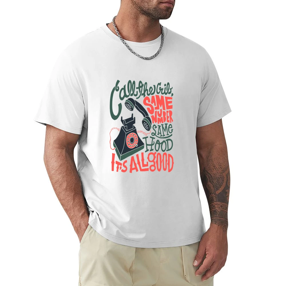 Biggie Smalls Call The Same Number Lyrics Premium Men T-shirt