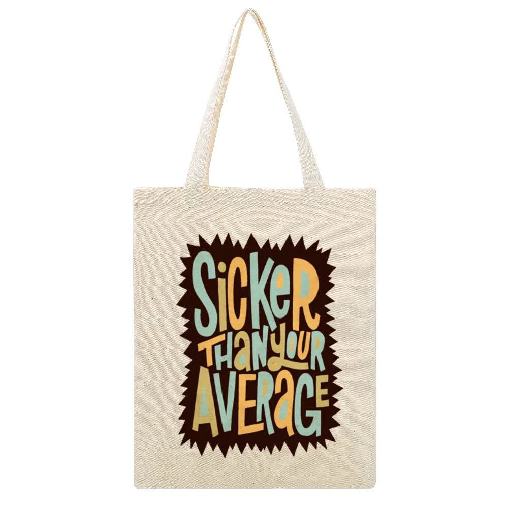 Biggie Smalls Peace To Ron G Lovebug Starski Beige Canvas Tote Shopping Bag