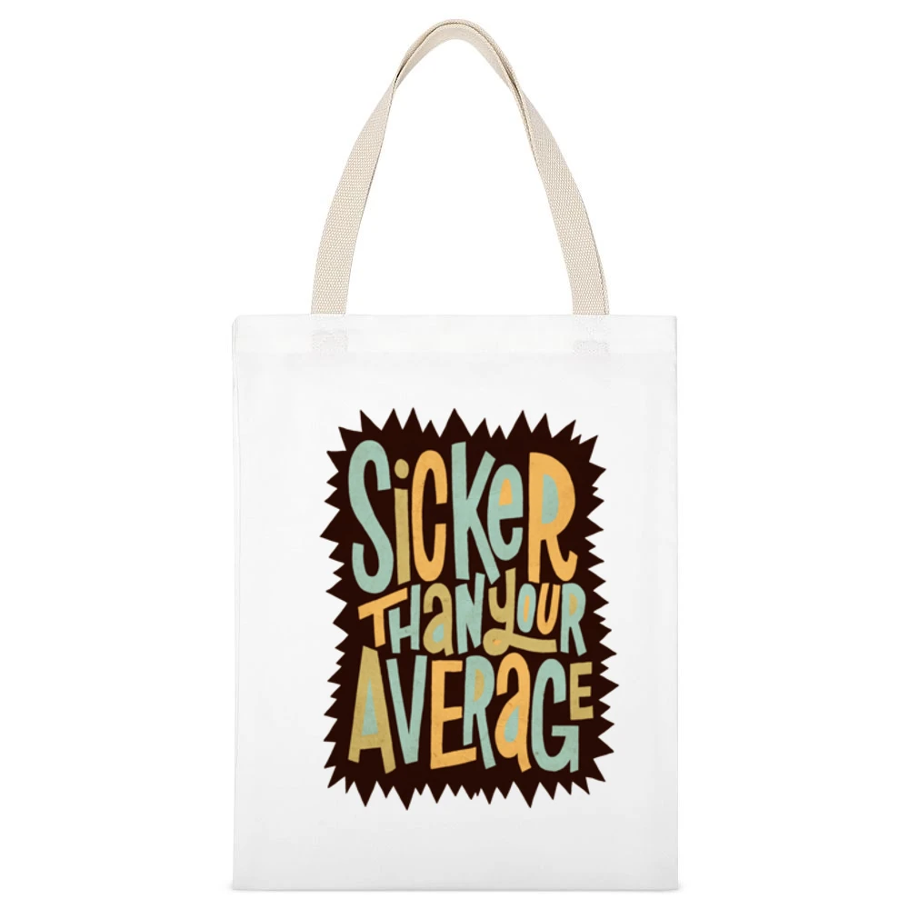 Biggie Smalls Peace To Ron G Lovebug Starski White Canvas Tote Shopping Bag
