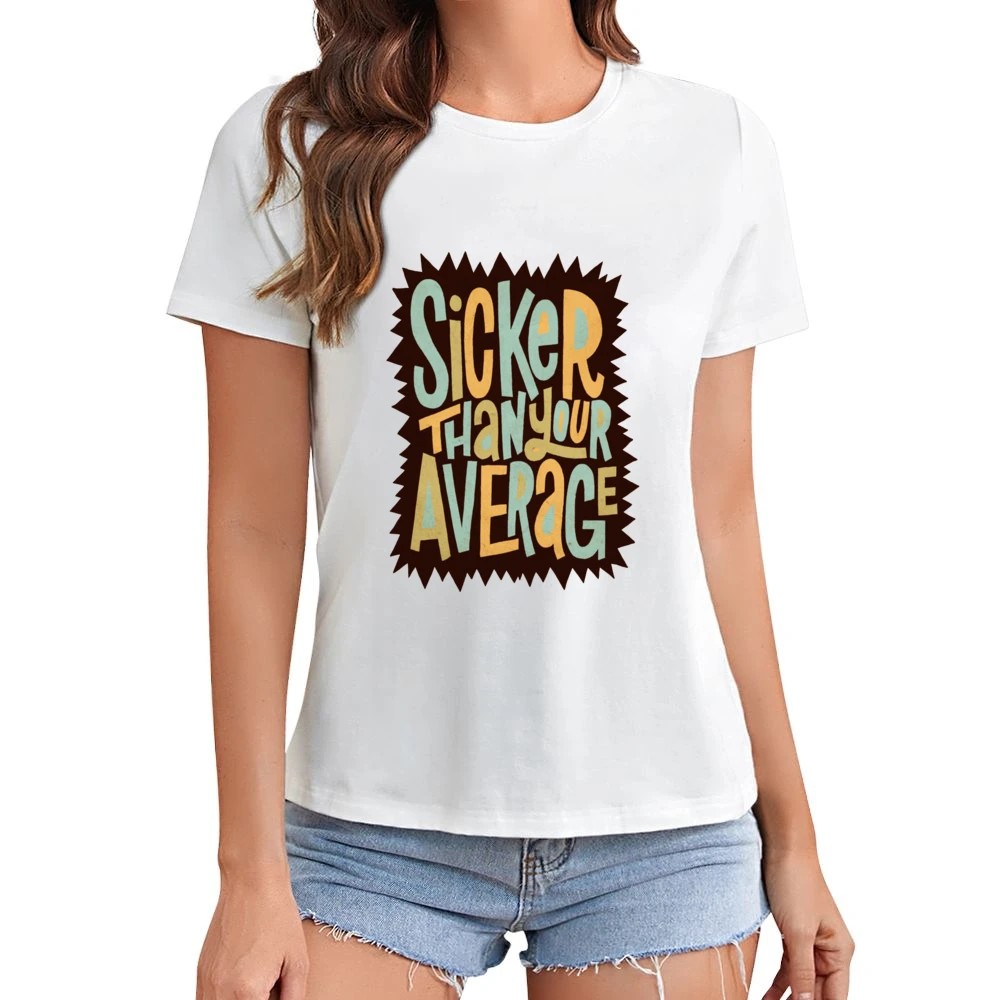Biggie Smalls Sicker Than Your Average Asian Size Women Ladies T-shirt