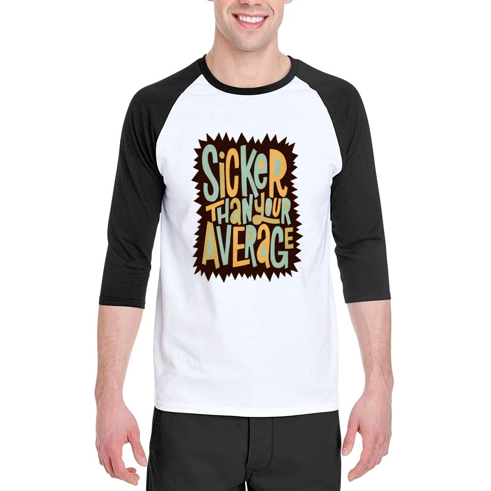 Biggie Smalls Sicker Than Your Average Men 3/4 Sleeve T-Shirt