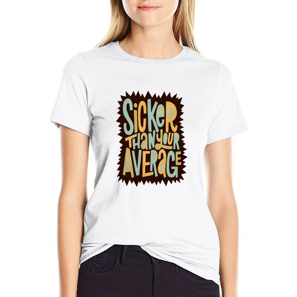 Biggie Smalls Sicker Than Your Average US Size Women Ladies T-shirt