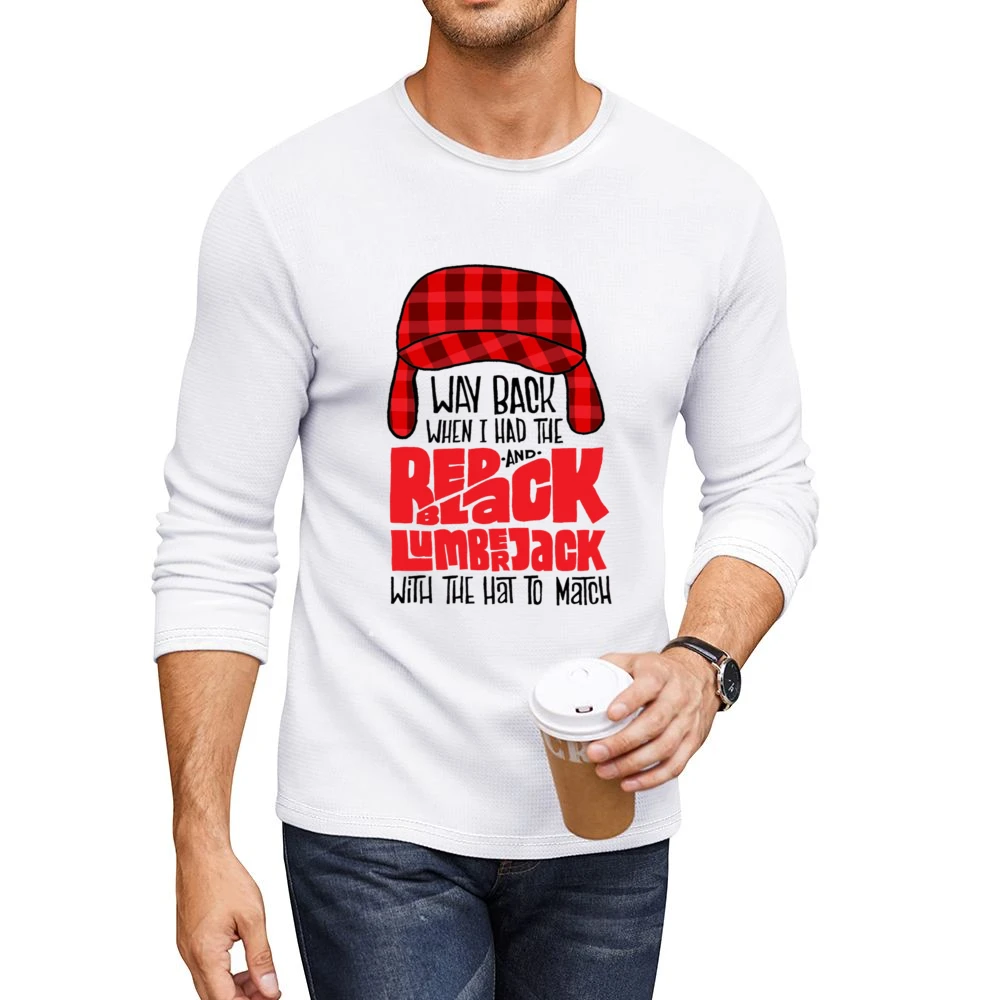 Biggie Smalls Way Back When I Had The Red And Black Lumberjack With Th Men CrewNeck Long Sleeve T-Shirt