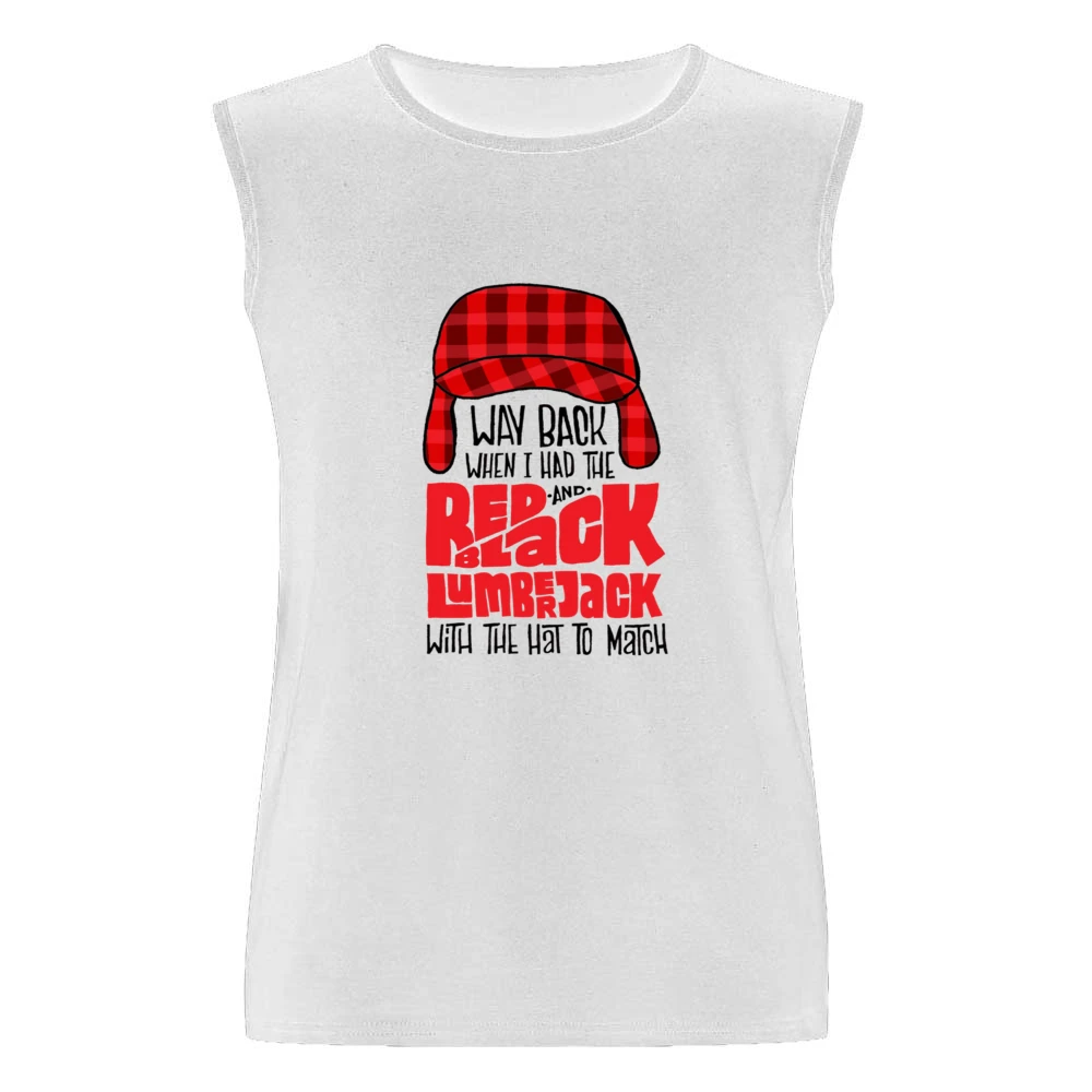 Biggie Smalls Way Back When I Had The Red And Black Lumberjack With Th Men Sleeveless T-Shirt