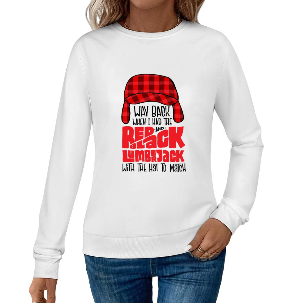 Biggie Smalls Way Back When I Had The Red And Black Lumberjack With Th Women Pullover Sweatshirt
