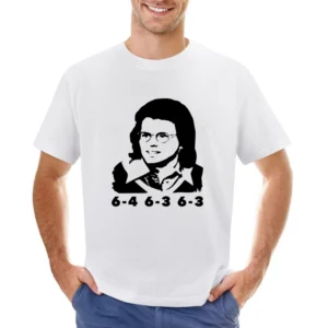 Billie Jean King Battle Of The Sexes Retro Tennis Emma Stone Asian Size Men T-Shirt