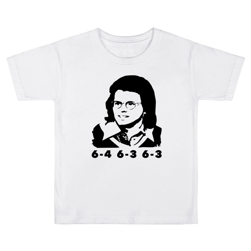 Billie Jean King Battle Of The Sexes Retro Tennis Emma Stone Kids Boys Girls T-Shirt