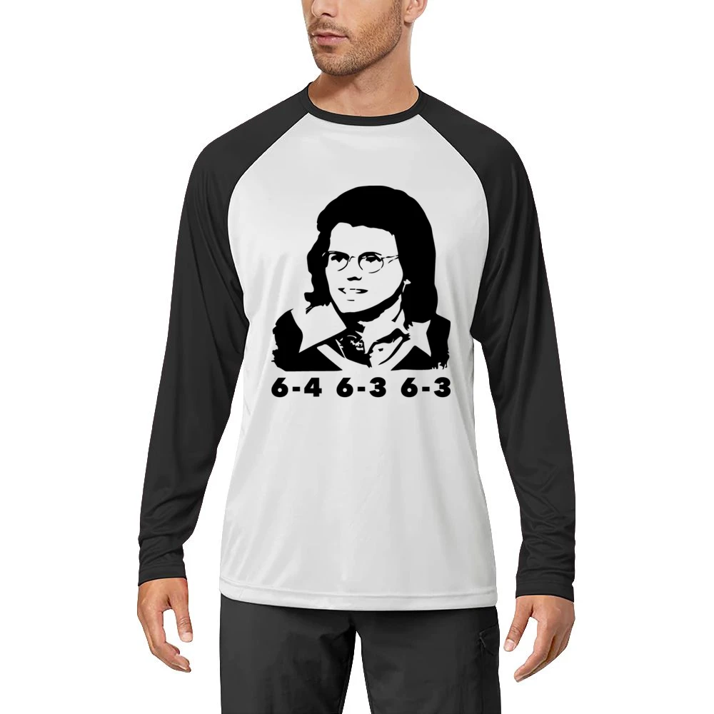 Billie Jean King Battle Of The Sexes Retro Tennis Emma Stone Men Long Sleeve T-Shirt