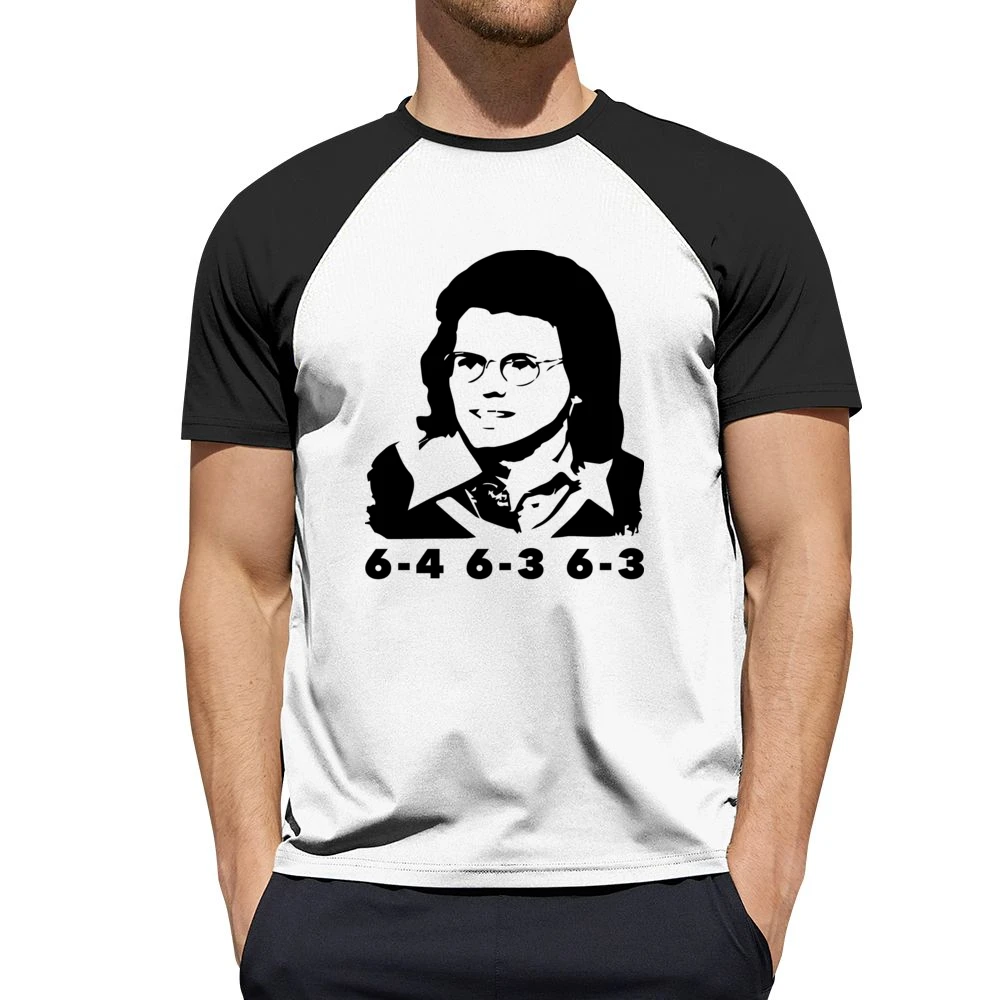 Billie Jean King Battle Of The Sexes Retro Tennis Emma Stone Men Short Sleeve T-Shirt